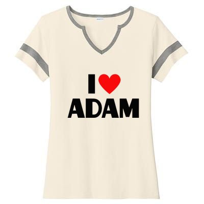 Adam Enthusiast Passionate for Adam Ladies Halftime Notch Neck Tee