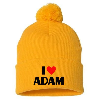 Adam Enthusiast Passionate for Adam Pom Pom 12in Knit Beanie