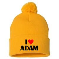 Adam Enthusiast Passionate for Adam Pom Pom 12in Knit Beanie