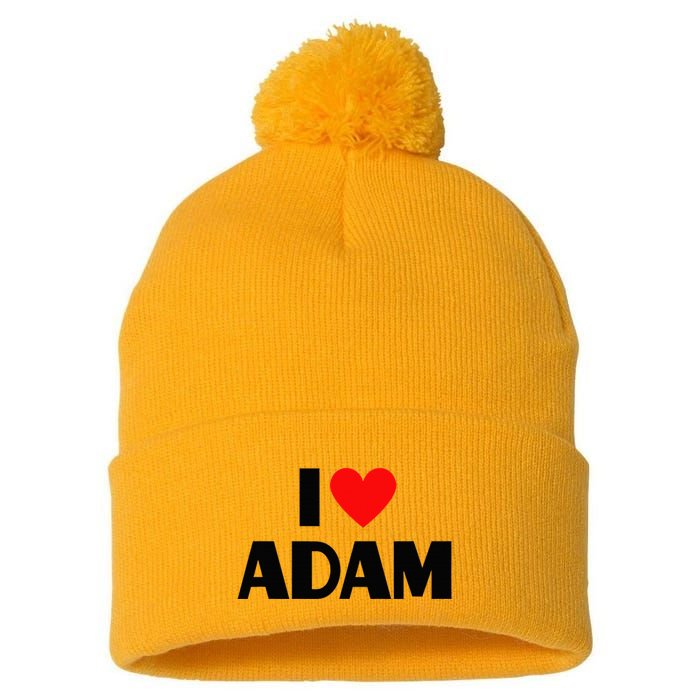 Adam Enthusiast Passionate for Adam Pom Pom 12in Knit Beanie