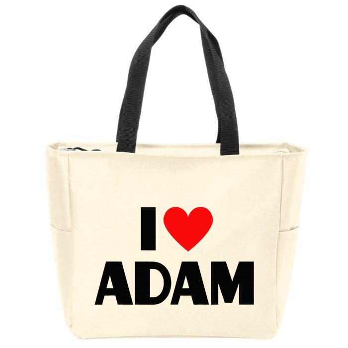 Adam Enthusiast Passionate for Adam Zip Tote Bag