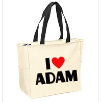 Adam Enthusiast Passionate for Adam Zip Tote Bag