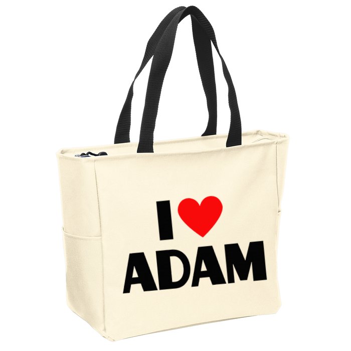 Adam Enthusiast Passionate for Adam Zip Tote Bag