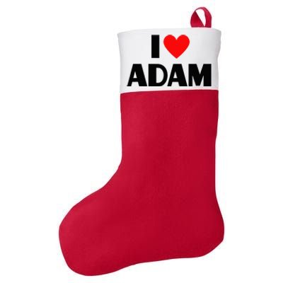 Adam Enthusiast Passionate for Adam Felt Holiday Christmas Stocking