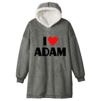 Adam Enthusiast Passionate for Adam Hooded Wearable Blanket