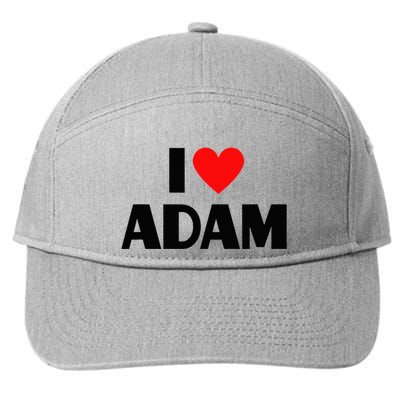 Adam Enthusiast Passionate for Adam 7-Panel Snapback Hat