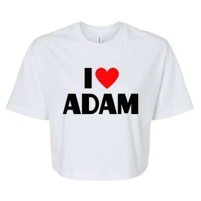 Adam Enthusiast Passionate for Adam Bella+Canvas Jersey Crop Tee