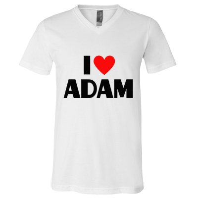 Adam Enthusiast Passionate for Adam V-Neck T-Shirt