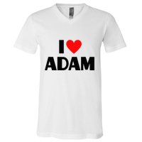 Adam Enthusiast Passionate for Adam V-Neck T-Shirt