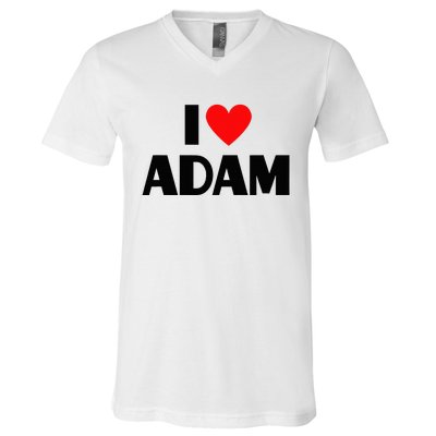 Adam Enthusiast Passionate for Adam V-Neck T-Shirt