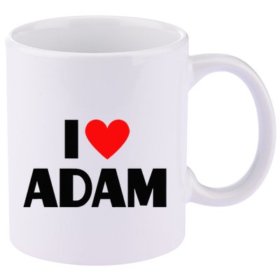 Adam Enthusiast Passionate for Adam 11oz C Handle Ceramic Mug