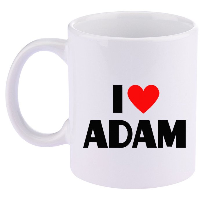 Adam Enthusiast Passionate for Adam 11oz C Handle Ceramic Mug