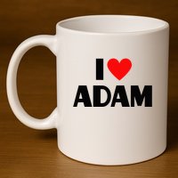 Adam Enthusiast Passionate for Adam 11oz C Handle Ceramic Mug