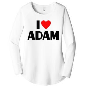 Adam Enthusiast Passionate for Adam Women's Perfect Tri Tunic Long Sleeve Shirt