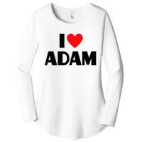 Adam Enthusiast Passionate for Adam Women's Perfect Tri Tunic Long Sleeve Shirt