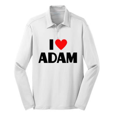 Adam Enthusiast Passionate for Adam Silk Touch Performance Long Sleeve Polo