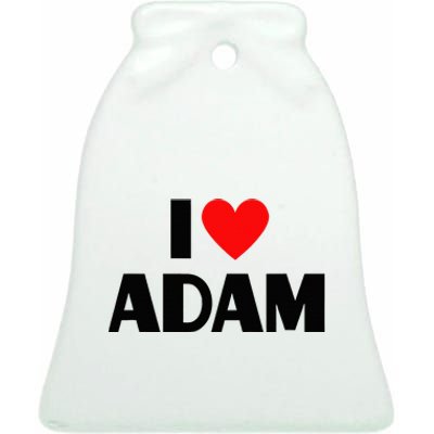 Adam Enthusiast Passionate for Adam Ceramic Bell Ornament