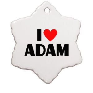 Adam Enthusiast Passionate for Adam Ceramic Star Ornament