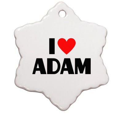 Adam Enthusiast Passionate for Adam Ceramic Star Ornament