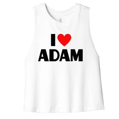 Adam Enthusiast Passionate for Adam Women's Racerback Cropped Tank