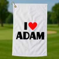 Adam Enthusiast Passionate for Adam Golf Towel