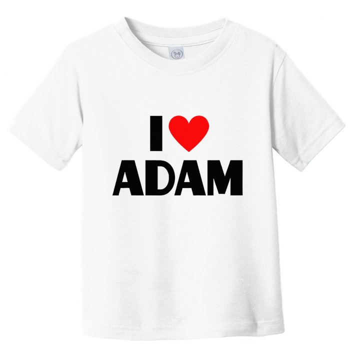 Adam Enthusiast Passionate for Adam Toddler T-Shirt