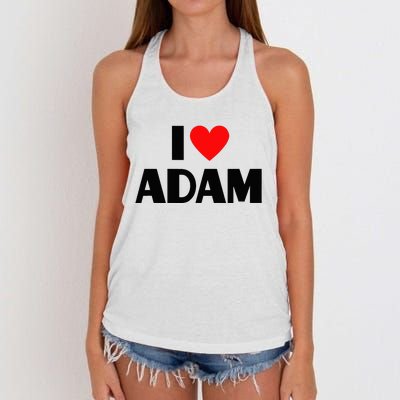 Adam Enthusiast Passionate for Adam Women's Knotted Racerback Tank