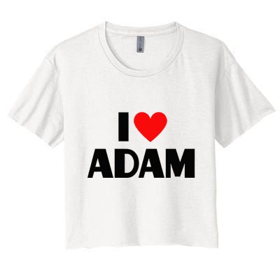 Adam Enthusiast Passionate for Adam Crop Top