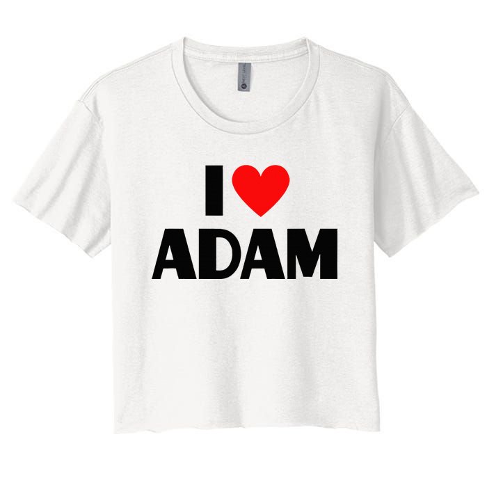 Adam Enthusiast Passionate for Adam Women's Crop Top Tee