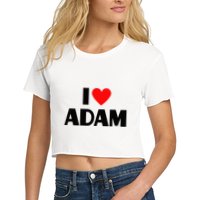 Adam Enthusiast Passionate for Adam Crop Top