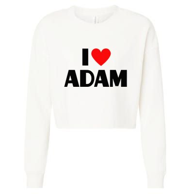 Adam Enthusiast Passionate for Adam Cropped Pullover Crew