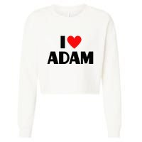 Adam Enthusiast Passionate for Adam Cropped Pullover Crew