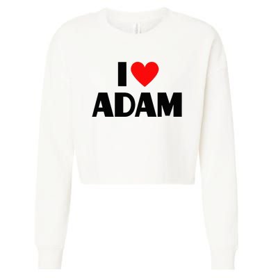 Adam Enthusiast Passionate for Adam Cropped Pullover Crew