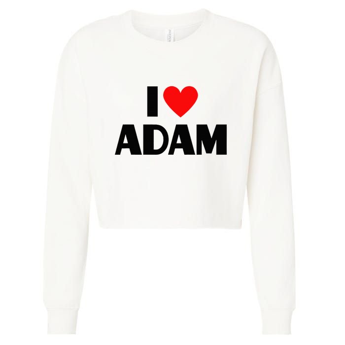 Adam Enthusiast Passionate for Adam Cropped Pullover Crew
