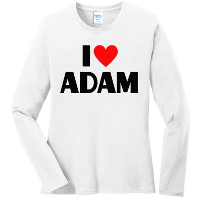 Adam Enthusiast Passionate for Adam Ladies Long Sleeve Shirt