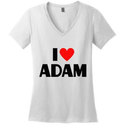 Adam Enthusiast Passionate for Adam Women's V-Neck T-Shirt
