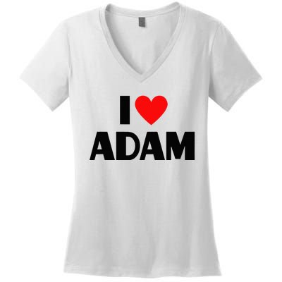 Adam Enthusiast Passionate for Adam Women's V-Neck T-Shirt