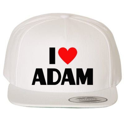 Adam Enthusiast Passionate for Adam Wool Snapback Cap