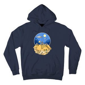 Ancient Egyptian Pyramids Aliens Space UFO Science Fiction Tall Hoodie