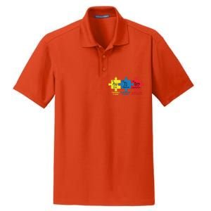 Autism Elets Periodic Table Awareness Asd Gift Dry Zone Grid Polo