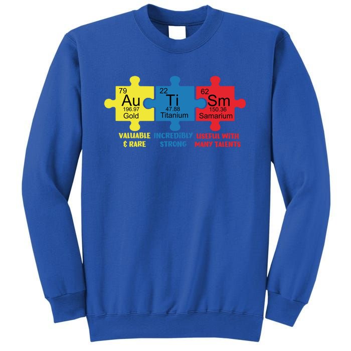 Autism Elets Periodic Table Awareness Asd Gift Sweatshirt