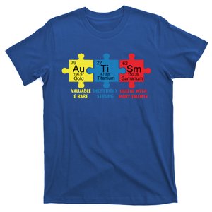 Autism Elets Periodic Table Awareness Asd Gift T-Shirt