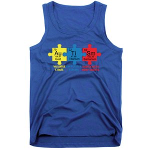 Autism Elets Periodic Table Awareness Asd Gift Tank Top