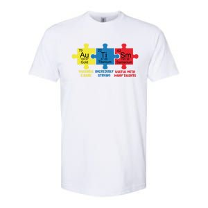 Autism Elets Periodic Table Awareness Asd Gift Softstyle CVC T-Shirt