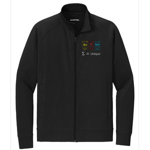 Autism Elets Periodic Table Awareness Asd Gift Stretch Full-Zip Cadet Jacket