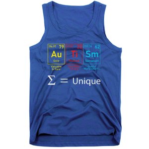 Autism Elets Periodic Table Awareness Asd Gift Tank Top