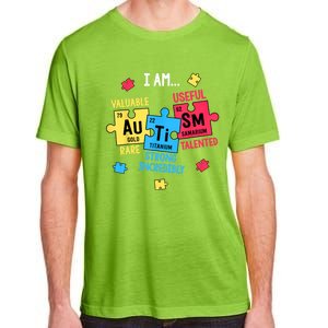 Autism Elets Periodic Table Awareness Asd Great Gift Adult ChromaSoft Performance T-Shirt