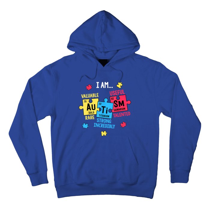 Autism Elets Periodic Table Awareness Asd Great Gift Hoodie