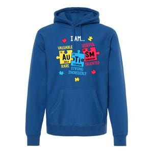 Autism Elets Periodic Table Awareness Asd Great Gift Premium Hoodie