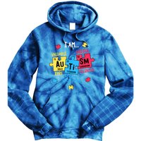 Autism Elets Periodic Table Awareness Asd Great Gift Tie Dye Hoodie